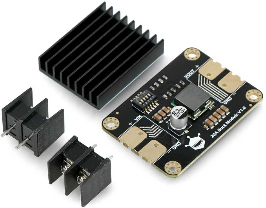 Žemyn keitiklis 1.8V-5.1V 18A 60W - reguliuojamas - DFRobot DFR1025
