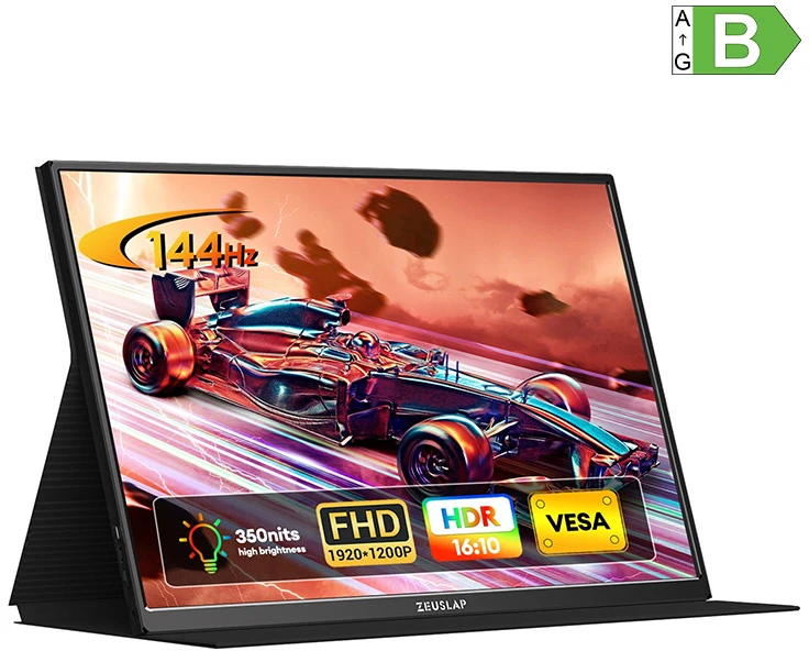 Monitorius ZEUSLAP P16 Ultra - 144Hz | 1920x1200 | IPS | 16"