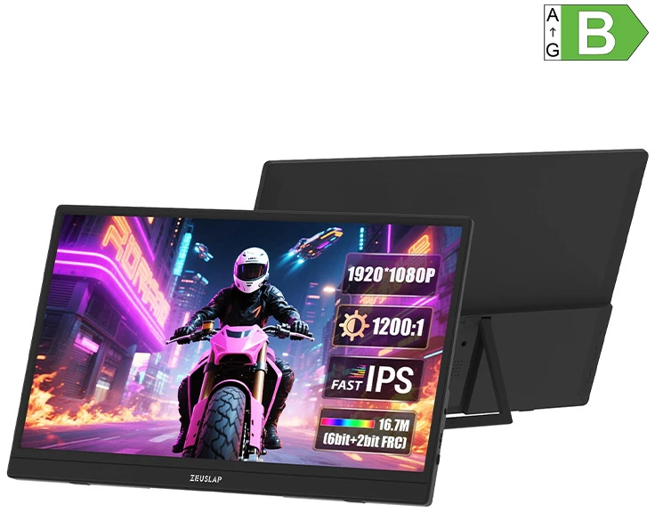 ZEUSLAP ZB156 15.6" Portable Monitorius