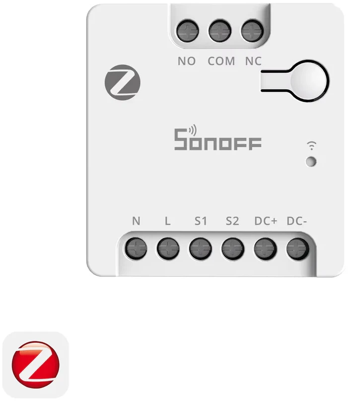 Sonoff Mini Dry išmanioji 1 kanalo Zigbee relė (MINI-ZBD)