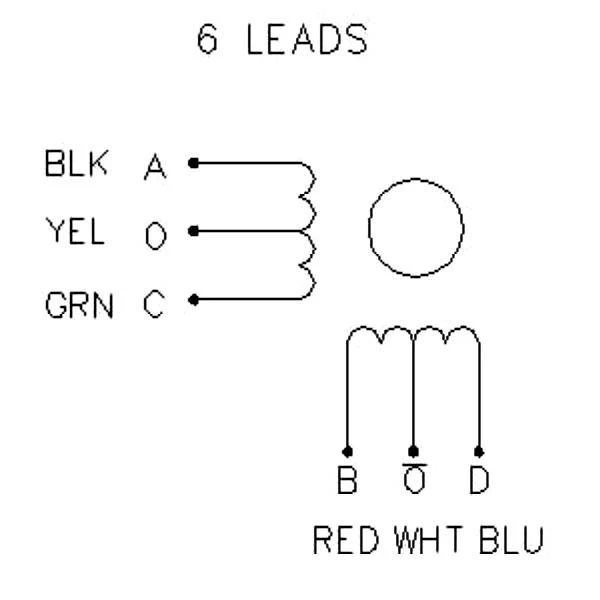 JK42HS48-0406 variklio laidų veikimo schema