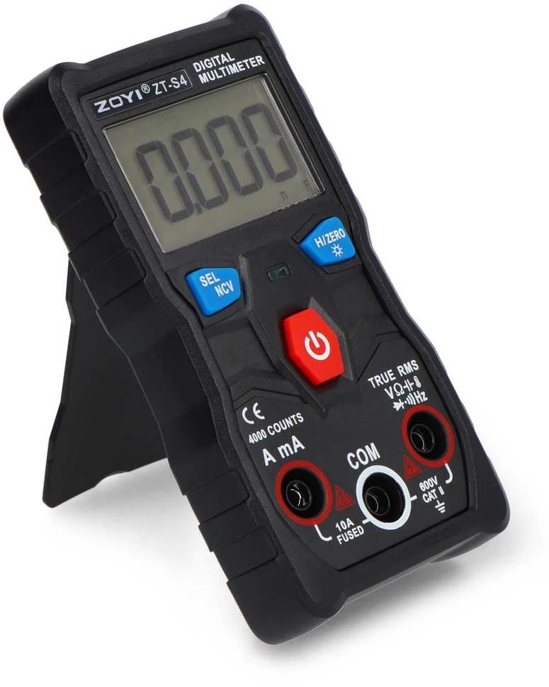 ZOYI ZT-S4 tikrosios RMS multimetras su NCV funkcija