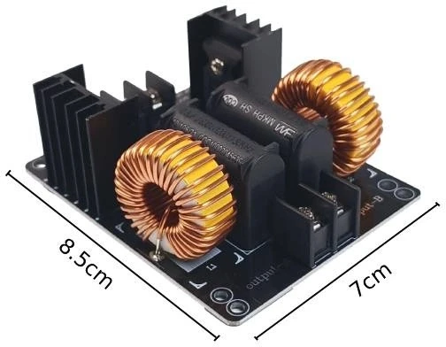 ZVS indukcinė krosnis - 12-30V 10A - indukcinio kaitinimo modulis