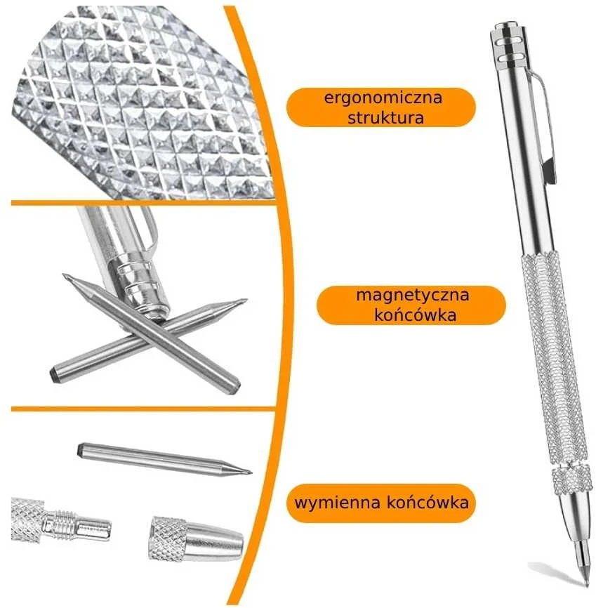 Oem Žymėjimo braižiklis - centrinis skylmušas - keramikai - metalui - stiklui