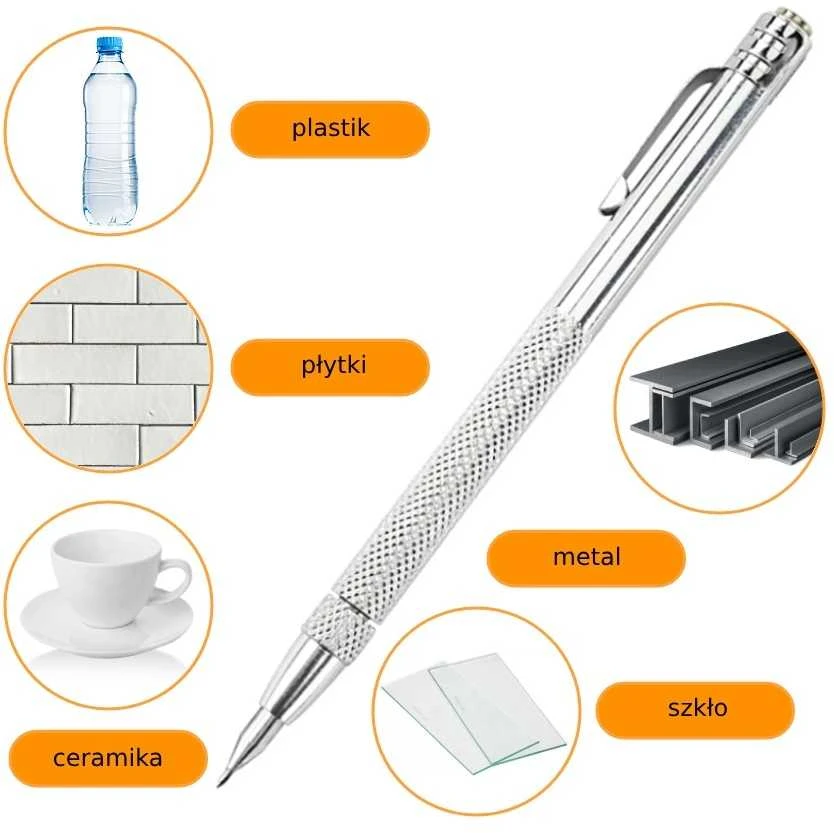 Oem Žymėjimo braižiklis - centrinis skylmušas - keramikai - metalui - stiklui