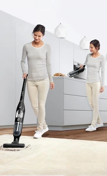 Bosch Talentone Development Serija 4, Įkraunamasis dulkių siurblys, Flexxo 21.6V, Juoda BBH32101