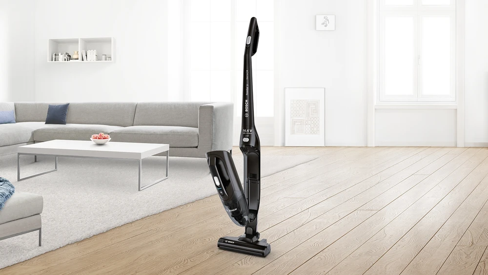 Bosch BBHF214B Serija 2, Įkraunamasis dulkių siurblys, Readyy'y 14.4V, Juoda