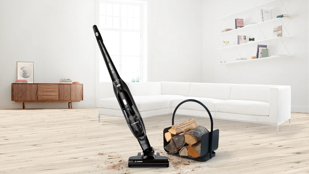Bosch BBHF214B Serija 2, Įkraunamasis dulkių siurblys, Readyy'y 14.4V, Juoda