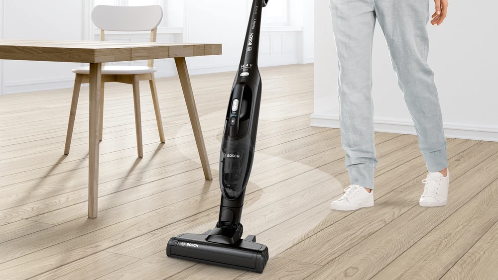 Bosch BBHF214B Serija 2, Įkraunamasis dulkių siurblys, Readyy'y 14.4V, Juoda