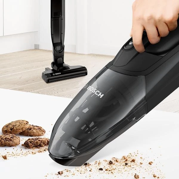 Įkraunamasis dulkių siurblys Bosch BBHF220 Readyy'y 20Vmax, juodas