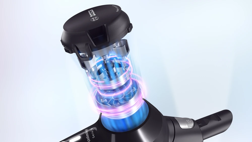 Bosch BBS611BSC Serie | 6 įkraunamasis dulkių siurblys Unlimited, Juodas