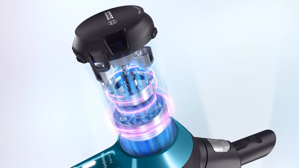 Įkraunamasis dulkių siurblys Bosch Serija 6 BBS611LAG, Mėlynos spalvos