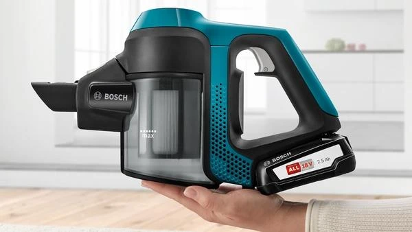 Įkraunamasis dulkių siurblys Bosch Serija 6 BBS611LAG, Mėlynos spalvos