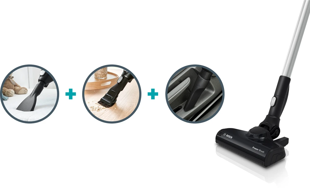 Įkraunamasis dulkių siurblys Bosch Unlimited 6 BBS611MAT, mėlynas