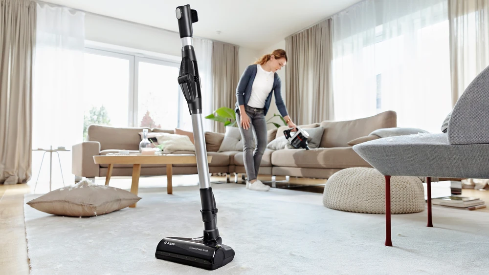 Bosch Įkraunamas dulkių siurblys Unlimited 7, Baltas (BBS711W)