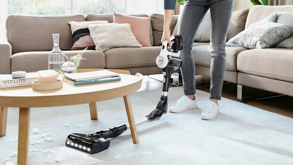 Bosch Įkraunamas dulkių siurblys Unlimited 7, Baltas (BBS711W)