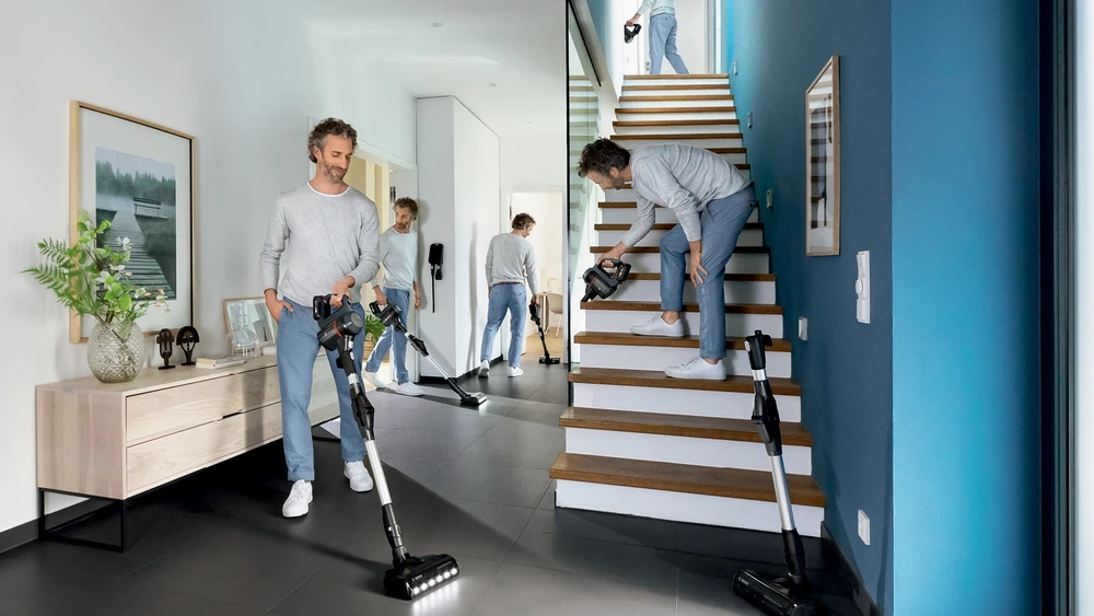 Bosch Įkraunamasis dulkių siurblys Unlimited 7, Grafito spalvos (BBS712A)