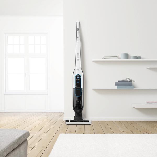 Įkraunamasis dulkių siurblys Bosch BCH86SIL1 Serie | 6, Athlet ProSilence  28Vmax, baltas | Varle.lt