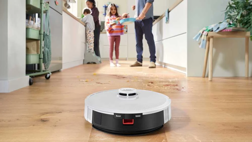 Bosch BCRC1W Dulkių siurblys-robotas "Spotless", baltos spalvos