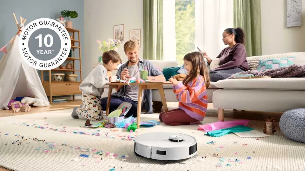 Bosch BCRC1W Dulkių siurblys-robotas "Spotless", baltos spalvos