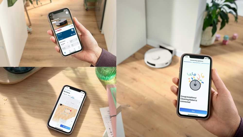 Bosch Dulkių siurblys-robotas "Spotless Advanced", baltos spalvos
