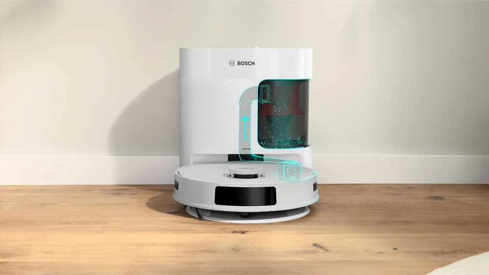 Dulkių siurblys - robotas Bosch Spotless +, Baltas (BCRD1W)