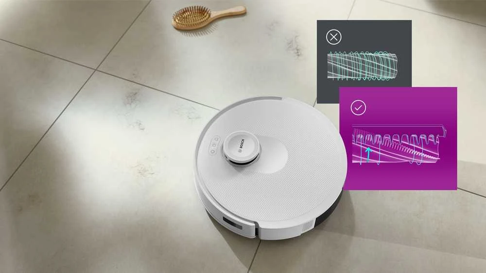 Dulkių siurblys - robotas Bosch Spotless +, Baltas (BCRD1W)