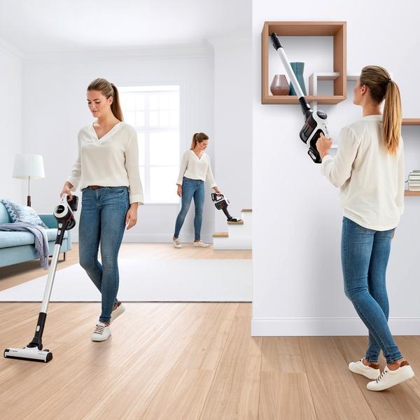 Bosch BCS61113 Įkraunamasis dulkių siurblys, Unlimited Serie | 6, baltas