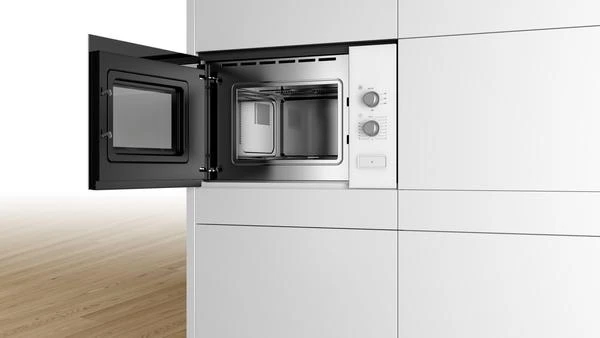 Bosch BFL520MW0 Serija 4, Įmontuojamoji mikrobangų krosnelė, Balta