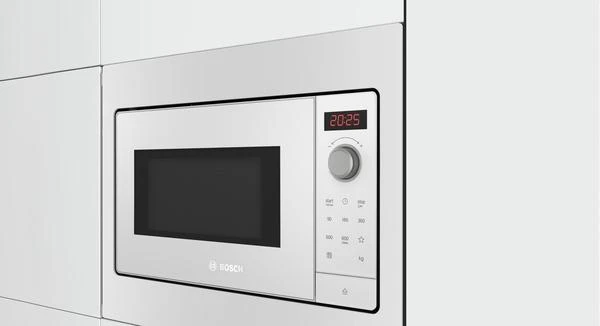 Bosch BFL523MW3 Serie | 2, Įmontuojamoji mikrobangų krosnelė, 50 x 38 cm,  balta | Varle.lt