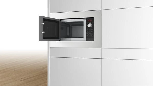 Bosch BFL623MS3 Serija 2, Įmontuojamoji mikrobangų krosnelė, Nerūdijančio plieno