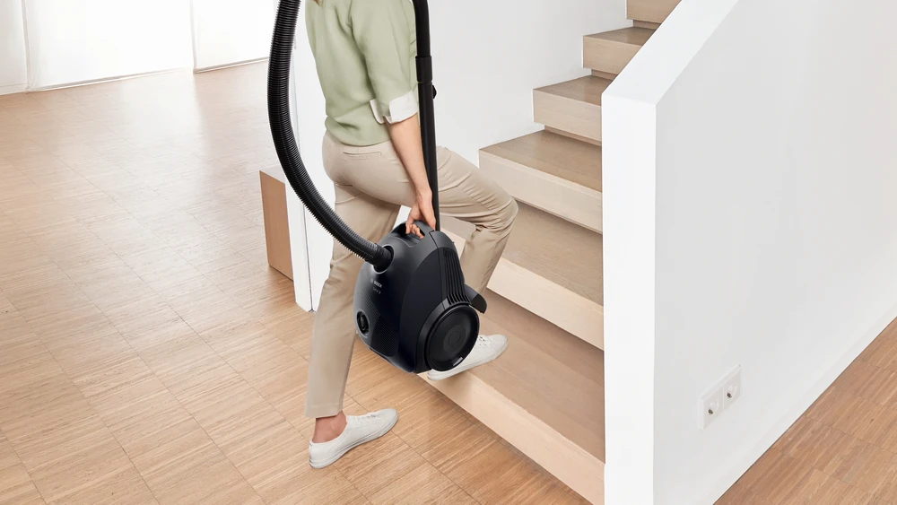 Bosch Dulkių siurblys su maišeliu, Juodos spalvos (BGBS2LB1)