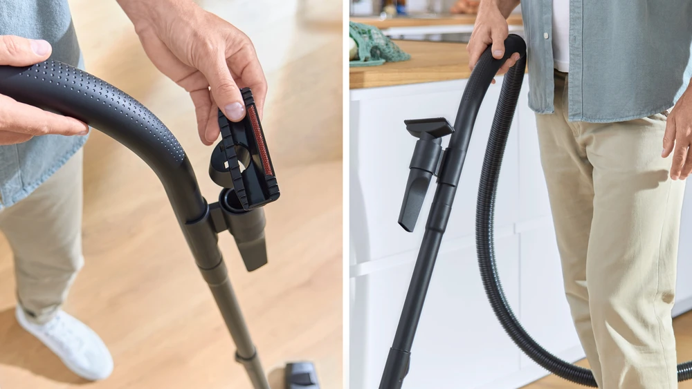 Bosch BGL38BA2H Serija 4, Dulkių siurblys su maišeliu, Juoda