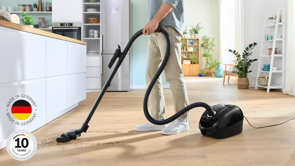 Bosch BGL38BA2H Serija 4, Dulkių siurblys su maišeliu, Juoda