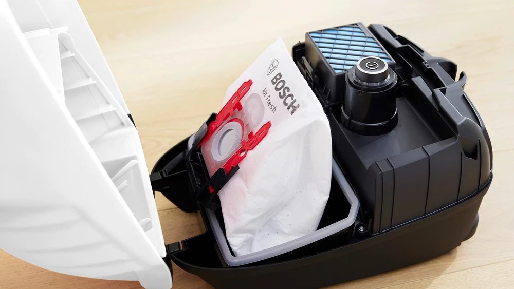Dulkių siurblys Bosch BGL6HYG0L Series 6, Bagged vacuum cleaner, ProHygienic, Baltas