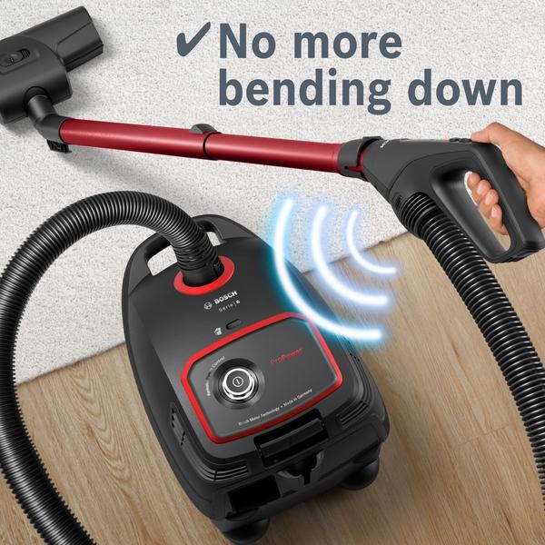 Dulkių siurblys Bosch BGL6POW1 Serie | 6 su maišeliu, ProPower, juodas