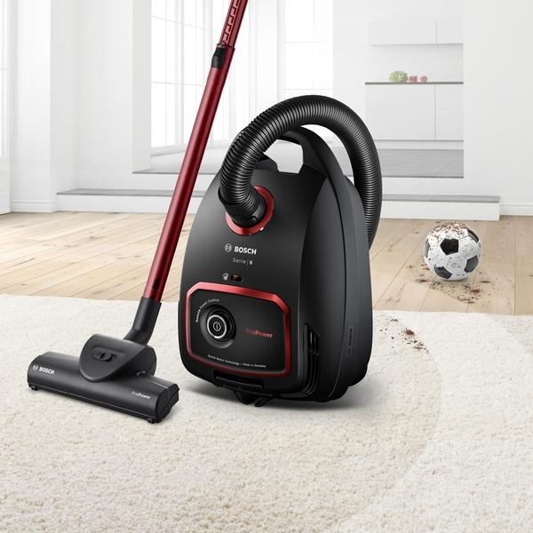 Dulkių siurblys Bosch BGL6POW2 Serie | 6 su maišeliu, ProPower, juodas