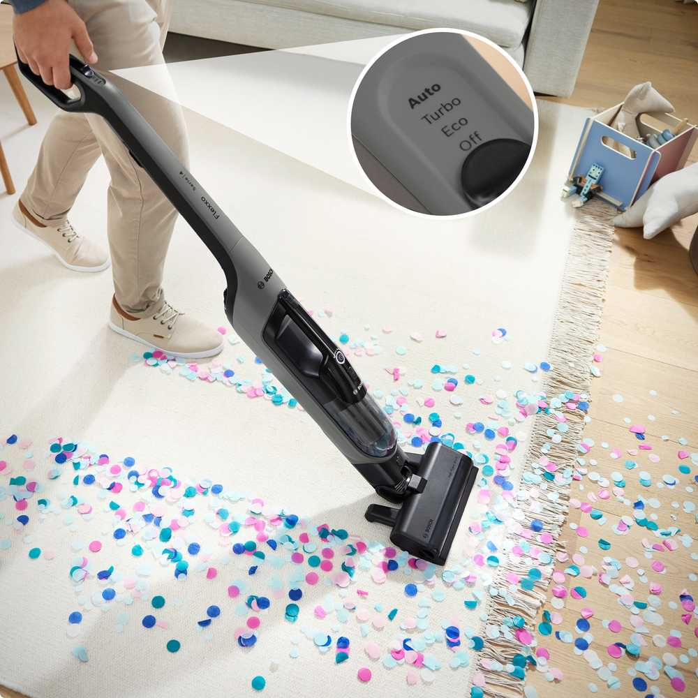 Bosch BHH4GN28 Serija 4, Įkraunamasis dulkių siurblys, Flexxo 28 Vmax, Grafito