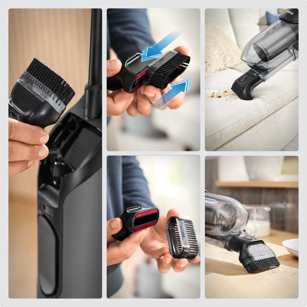 Bosch BHH4GN28 Serija 4, Įkraunamasis dulkių siurblys, Flexxo 28 Vmax, Grafito