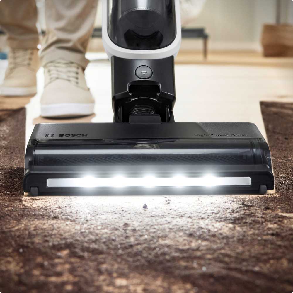 Bosch BHH4WM28 Serija 4, Įkraunamasis dulkių siurblys, Flexxo 28 Vmax, Baltas