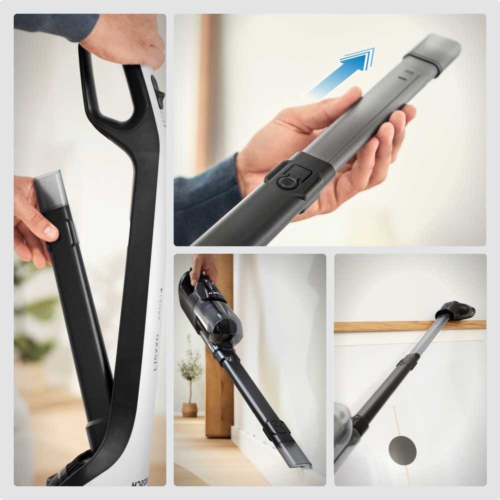 Bosch BHH4WM28 Serija 4, Įkraunamasis dulkių siurblys, Flexxo 28 Vmax, Baltas