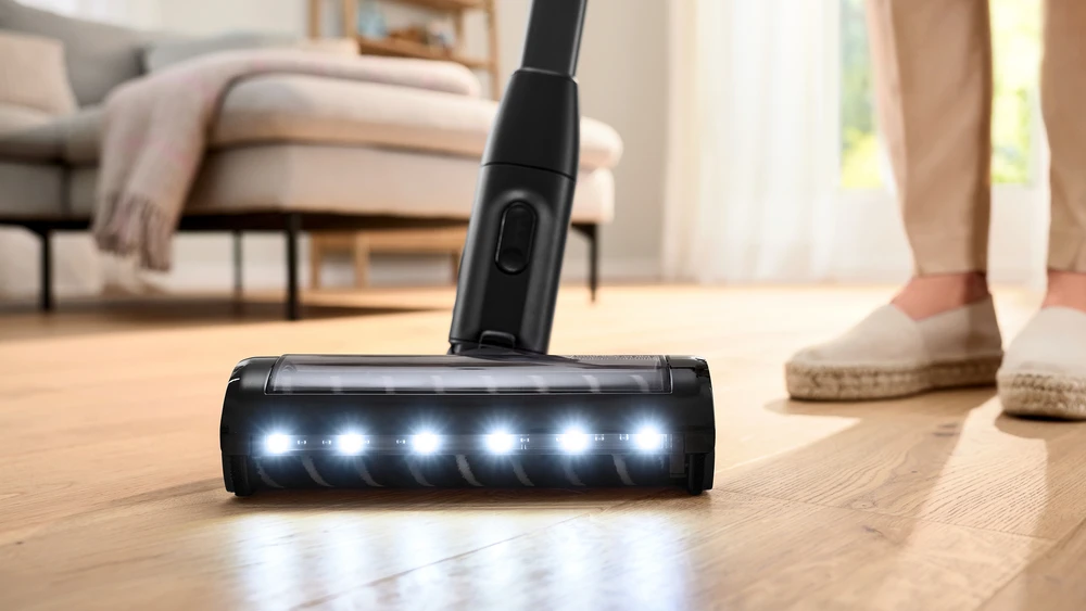 Bosch BHZUNGHF Minkštas kietų grindų šepetys su LED lempute, Unlimited 9 / 10