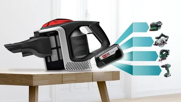 Įkraunamasis dulkių siurblys Bosch Serie | 8 Unlimited ProPower, Juodas