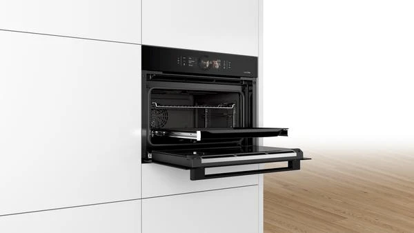 Bosch CSG856RC7 Serie | 8, Įmontuojamoji kompaktinė orkaitė su garų funkcija, Carbon juodas