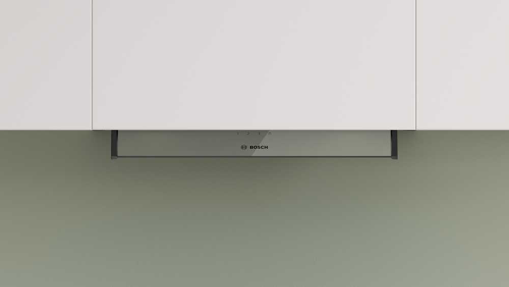 Bosch DBB65CC60 Serija 4, Integruojamasis kamino tipo gartraukis, 60 cm, Matinė juoda