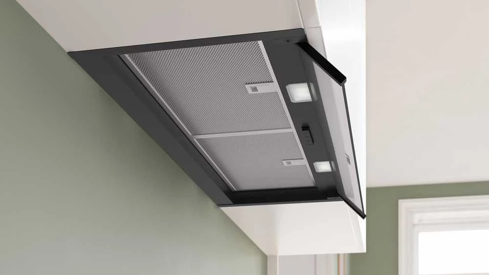 Bosch DBB85CC60 gartraukis Built-in Juodas 582 m³/h
