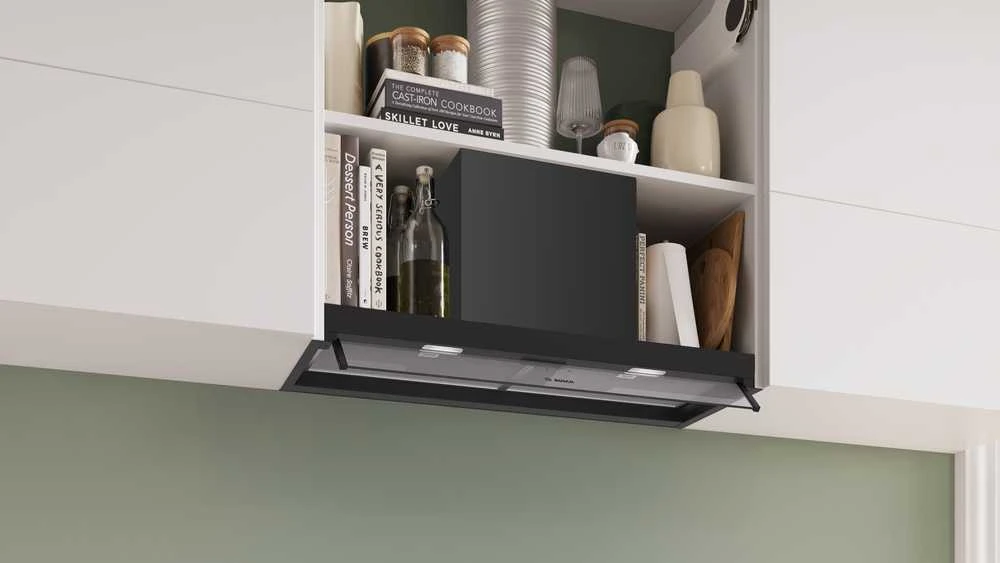 Bosch DBB85CC60 gartraukis Built-in Juodas 582 m³/h