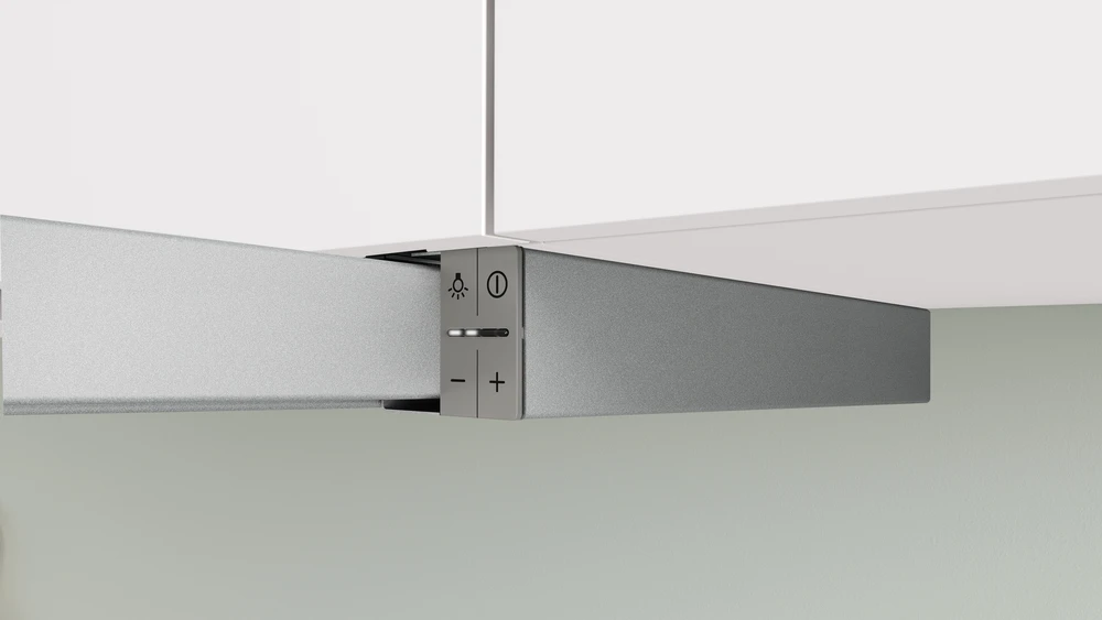 Bosch DFM064A53 Serija 4, Ištraukiamasis gartraukis, 60 cm, Sidabrinio metalo