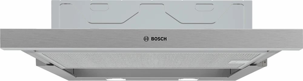 Bosch DFM064A53 Serija 4, Ištraukiamasis gartraukis, 60 cm, Sidabrinio metalo