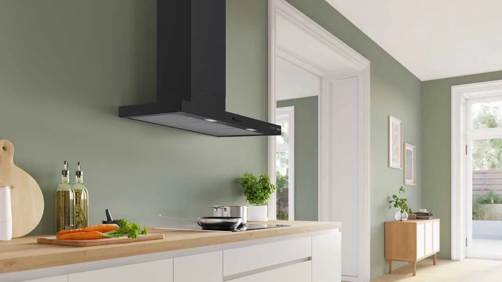 Bosch Serie 4 DWB95CC60 gartraukis Wall-mounted Juodas 594 m³/h